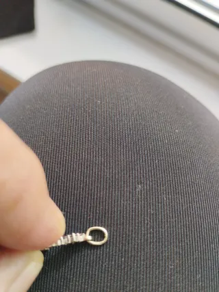 Colgante oro 14 kl con granates