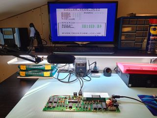 COMMODORE VIC20 TEST BOARD DIP SOCKET HOLE FULL OK