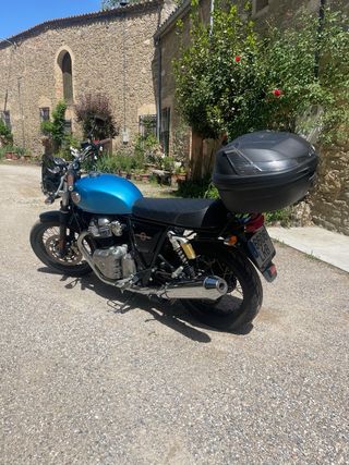 Royal Enfield Interceptor 650 Azul