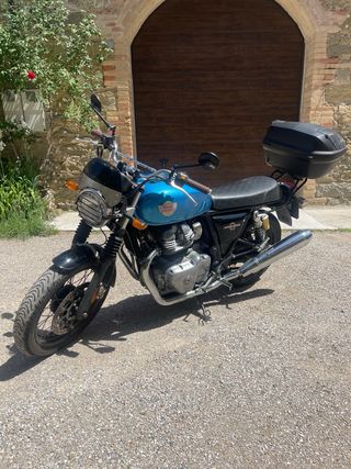 Royal Enfield Interceptor 650 Azul