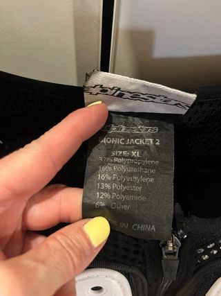 Chaqueta protectora moto Alpinestars