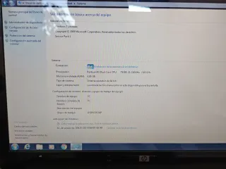 Portátil HP Pentium 4GB RAM 452GB