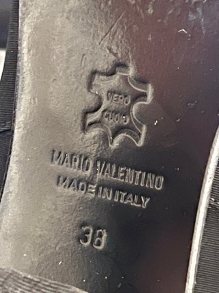 Mario Valentino Scarpe stile retro’ nere 38 ita