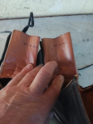 Stivali Kenzo neri con zip e lacci