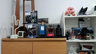Expositor Yves Saint Laurent YSL Dorado y Blanco