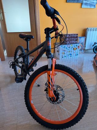 Bicicleta WYLDEE 20 Naranja/Gris