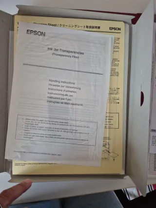 Transparencias Epson Ink Jet A4 30 hojas
