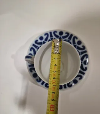 Taza y plato Sargadelos
