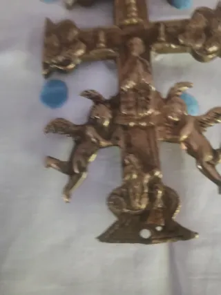 Antigua Cruz de Caravaca Bronce