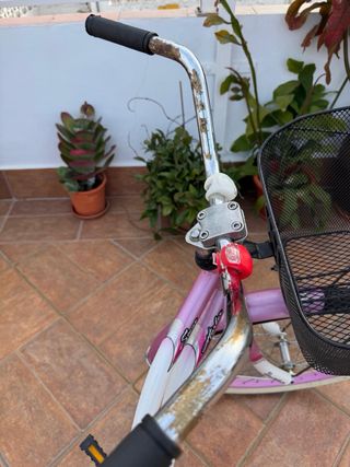 Bicicleta Pancho Rosa Estilo Americano