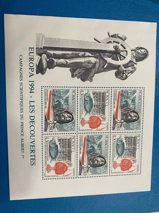 Sellos Mónaco, Suiza y Yugoslavia
