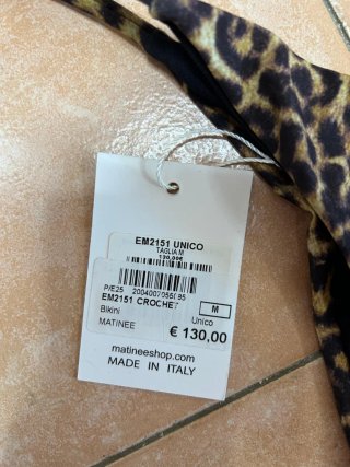 Bikini Matinée Crochet Animalier Taglia Unica