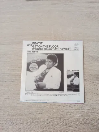 2 singles Michael Jackson - Billie Jean & Beat It