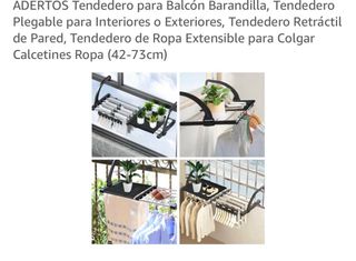 Tendedero Extensible Balcón 42-73cm
