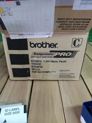 Brother PR3030E6P - Montura de sellos azul 6 unida