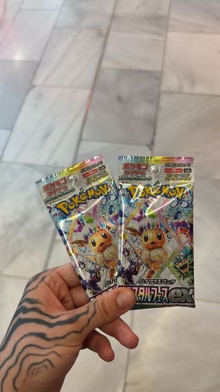 Packs Cartas Pokémon TCG Japonés Terastal ex