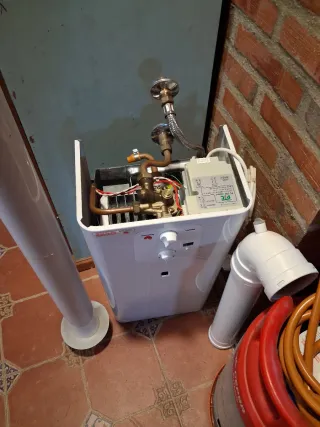 Calentador de agua a gas