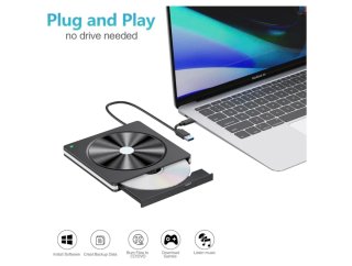 Lector CD/DVD y Grabadora DVD Externo Aumdie BT681