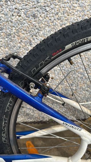 Bicicleta Specialized EN14766 Blanca y Azul