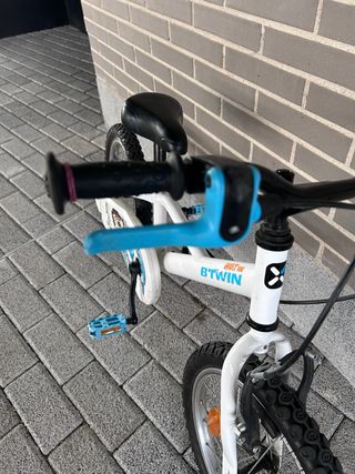Bicicleta Btwin Blanca 16 Pulgadas