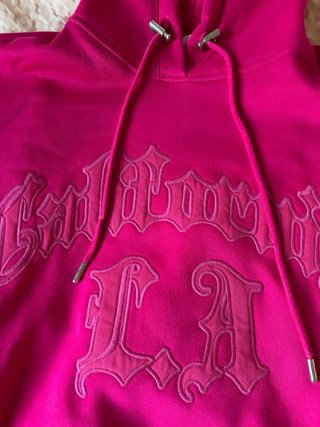 Sudadera ancha rosa