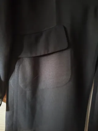 Blazer sisley negro y crema Talla 36