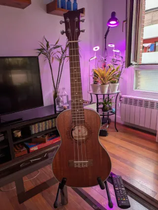 Ukelele tenor electroacústico