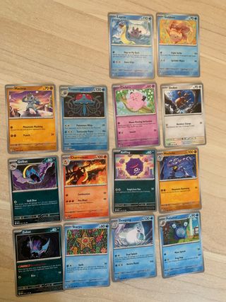Lote de cartas Pokémon originales