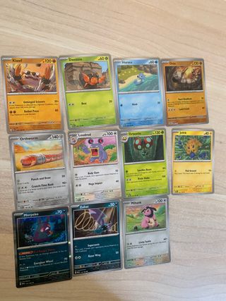 Lote de cartas Pokémon originales
