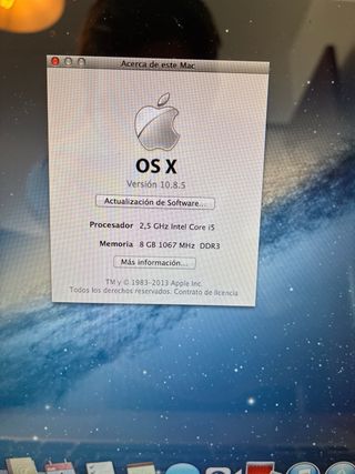 MacBook Pro 2012 Plata