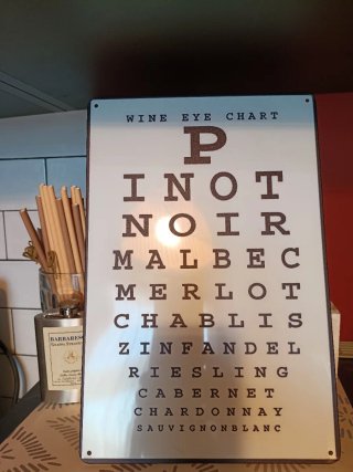 Cartello Wine Eye Chart