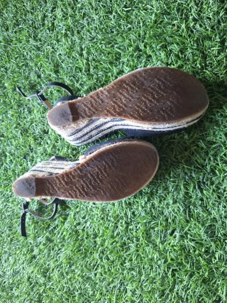 Tacones Diesel Cuña Negro Talla 39