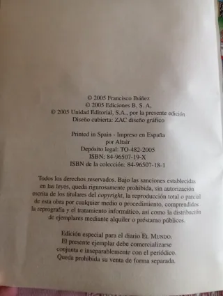 Cómic Mortadelo y Filemon