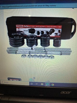 Set Mancuernas Hierro Fundido 50kg