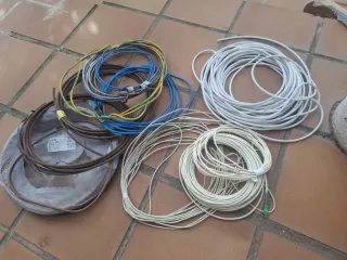 Cables eléctricos varios colores LOTE 2