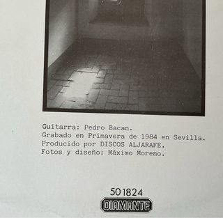 Vinilo Calixto Sánchez - De los Alcores a Granada