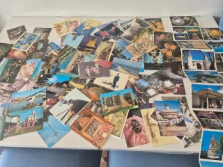 Lote 100 Postais Antigos Portugal e outros