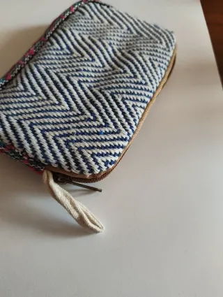 Portafogli himalayano fatto a mano in canapa senza THC