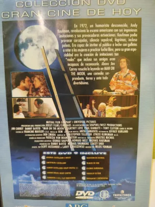 DVD Man on the Moon Jim Carrey Español