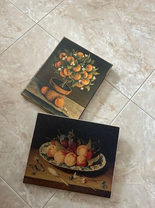 Cuadros decorativos de frutas y naranjas