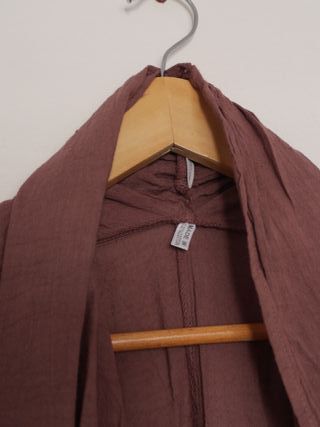 Kimono marrón rosado