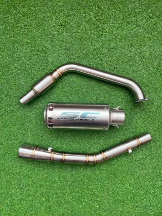 Tubo Escape Completo Yamaha MT 125 XSR y YZF R125