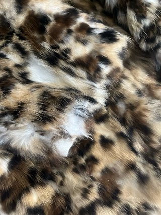 Abrigo Blanco pelo conejo