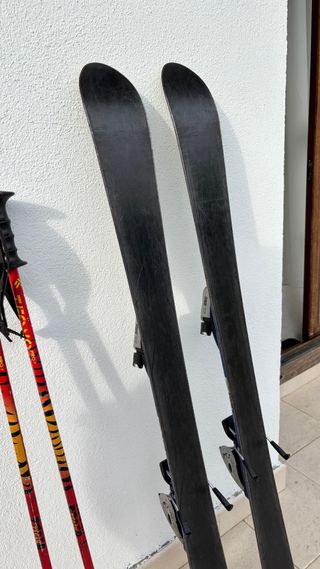 Esquís Elan Race Pro con bastones para niños