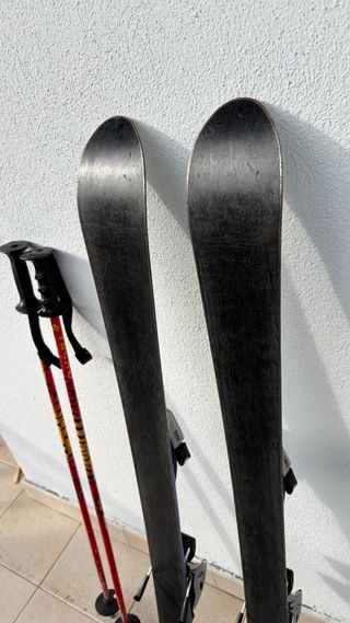 Esquís Elan Race Pro con bastones para niños