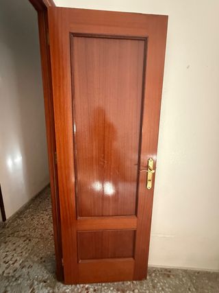 Puerta de madera interior