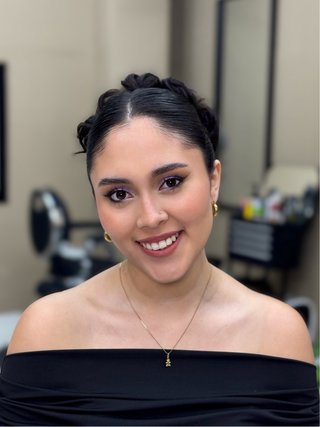 Estilista, maquillaje, peinado, maquilladora