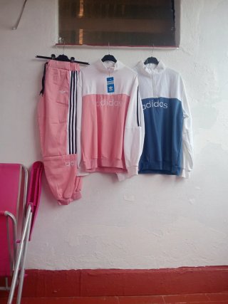 Conjuntos Adidas Rosa y Azul