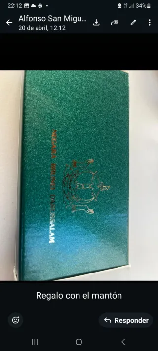 Elegante Mantón de Manila Negro.  Con regalo