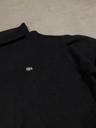Vintage Lacoste Turtle Neck Sweater - Black